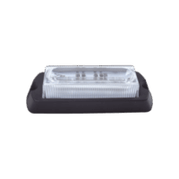 Luz Auxiliar Ultra Brillante X13 de 4 LEDs, Color Azul, con mica transparente