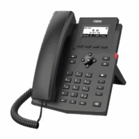 Teléfono IP WiFi empresarial para 2 líneas SIP con pantalla LCD, Códec Opus, conferencia de 6 vías.