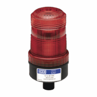 X6267R-p.png Mini baliza de LED color rojo montaje permanente SAE Clase III