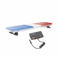 X67RB-p.png Barra de luces de 47" rojo/azul, 88 LED, con control de tráfico en color rojo/azul, ideal para equipar unidades de seguridad pública