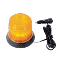 X905A-p.png Burbuja Brillante de 6 LEDs, Color Ámbar con Montaje Magnético