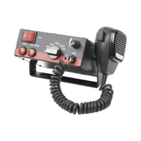 Sirena Vehicular de 100W de Potencia, Con Switch Giratorio de 6 posiciones, Micrófono de Uso Rudo e Interconexión a Radio