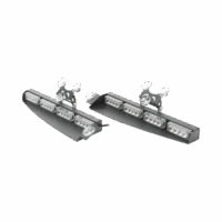 XLL107RB-p.png Luces Direccional de Visera para Interior, Color Rojo/Azul