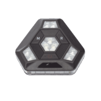 Luz Auxiliar Rojo/Azul Ultra Brillante Para Automóviles, Motocicletas y Bicicletas Con Montaje Magnético