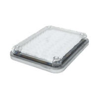 Luz de Advertencia de 9X7", Color Claro, Ideal para Ambulancias