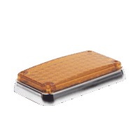 Luz de Advertencia de 6X4", Color Ambar, Ideal para Ambulancias