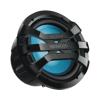 Subwoofer excelon motorsport de 10" fabricado en rejilla color negro, cuenta con iluminación Led ajustable vía RF