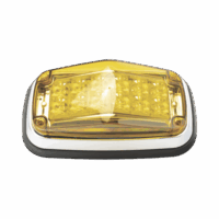 Luz de advertencia 8 X 4", Color Ámbar, IP67, SAE,  Ideal para Ambulancias