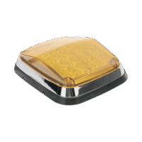 Luz de advertencia de 8 X 6", Color Ámbar, SAE,  IP67, Ideal para Ambulancias