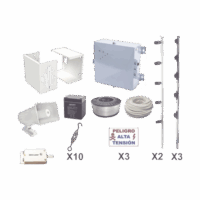 YPROKIT25F-p.png KIT ESENCIAL PARA 25Mts PERIMETRALES DE CERCO ELÉCTRICO PARA PROTECCIÓN DE ROBOS EN CASAS, NEGOCIOS, BODEGAS,ETC.