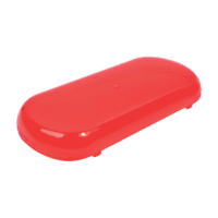 Z606DR-p.png Domo de reemplazo para Mini Barra X606, Color Rojo