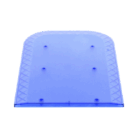 Z67DLB-p.png Domo lateral de reemplazo para barra de luces X67A, color azul