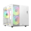 GABINETE GAMER BALAM RUSH TANK MINI GI930 / MINI ATX / MINI ATX - MINI ITX / PANEL CRISTAL TEMPLADO / BAHIA 3X SSD - 2X HDD / VENTILADOR RGB / MALLA METALICA / METAL / BLANCO / BR-936040