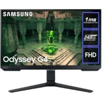 MONITOR LED SAMSUNG 25 PULGADAS,WIDESCREEN, FHD, 1,920 X 1,080, ODYSSEY, G4, BG400, IPS, NEGRO, HDMI 2, D. PORT 1, FLAT, GAMER, 240HZ, PIVOT 90°, 1MS