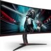 monitor_aoc.jpg MONITOR AOC GAMER CURVO 23.6 / NEGRO - ROJO / PANEL VA / HDMI VGA DISPLAYPORT / ASPECTO 16:9 / TR 1 MS / AMD FREE SYNC / 165 HZ / RESOLUCION 1920 X 1080 / 250 CD/M2 / 80 MILLONES A 1 / VESA 100X100
