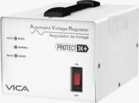 regulador-electronico.webp COD FAB: PROTECT 3K PROTECT 3K REGULADOR DE VOLTAJE VICA PROTECT 3K 3000VA / 1800W