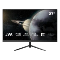 Monitor Balam MONITOR GAMER BALAM RUSH TITAN MTG27Y / 27 PUL / PLANO / 180 HZ / FHD / ILUMINACION RGB / 1 MS / HDMI DP TIPO C AUDIO DC / FREESYNC / G-SYNC / NEGRO / BR-943000