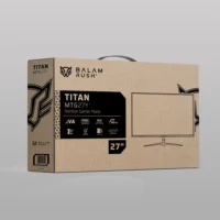 MONITOR GAMER BALAM RUSH TITAN MTG27Y / 27 PUL / PLANO / 180 HZ / FHD / ILUMINACION RGB / 1 MS / HDMI DP TIPO C AUDIO DC / FREESYNC / G-SYNC / NEGRO / BR-943000