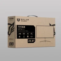 MonitorBalam MONITOR GAMER BALAM RUSH TITAN MTG24Y / 23.8 PUL / PLANO / 180 HZ / FHD / 1 MS / HDMI DP TIPO C AUDIO DC / FREESYNC / G-SYNC / NEGRO / BR-943055