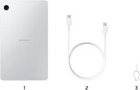 Samsung Tab. TABLET SAMSUNG GALAXY TAB A11 8.7 PULGADAS, MODELO SM-X133, COLOR PLATA, 4GB RAM, 64GB ROM, WI-FI, 5+8 MP, ANDROID, VEL 2.2GHZ, 2GHZ, ENTERPRISE EDITION 3 AÑOS GARANTIA 1 AÑO KNOX